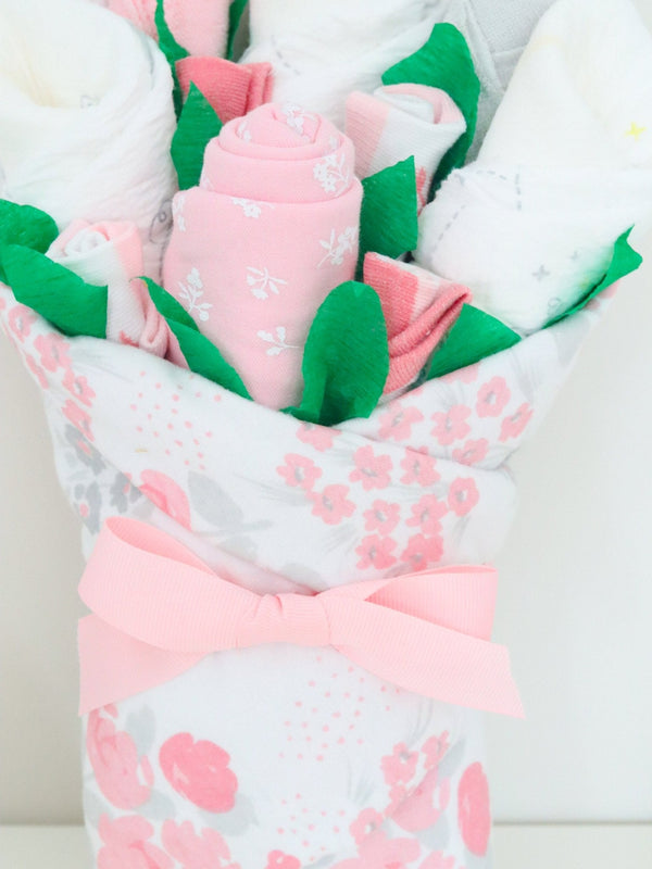 Baby Blossom Company BBco Floral Baby Gift Set layette bouquet baby girl