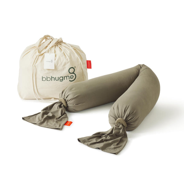 Dusty Olive Pregnancy Pillow for nursing support and comfort during pregnancy. Ideal for restful sleep and relaxation.