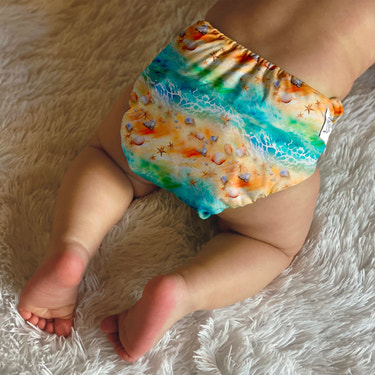 Wilder Cloth Diaper Cover - Seas The Day - MOOGCO Baby