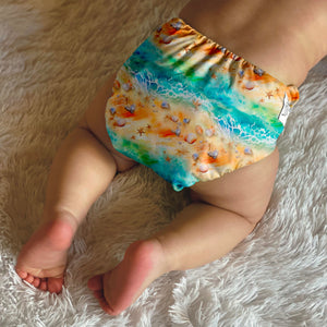 Wilder Cloth Diaper Cover - Seas The Day