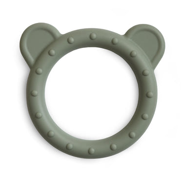Soft bear teether for babies, perfect for soothing gums and promoting healthy oral development.