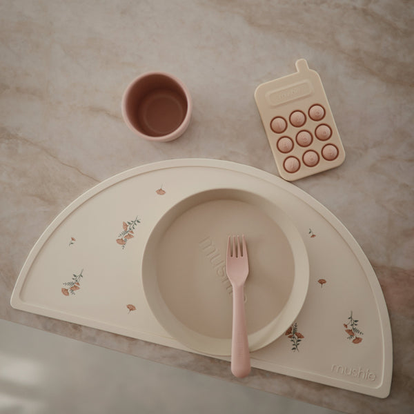 Mushie Silicone Placemat Food-Grade Silicone Soft Colors