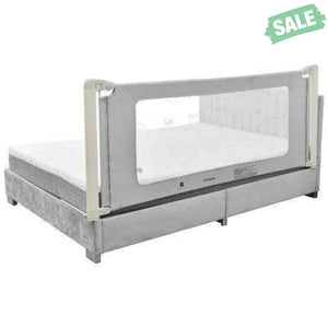 Bed Rail Guard for Toddlers Kid with Adjustable Height and Safety Lock-59 inch Gray Bed Rails