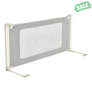 Bed Rail Guard for Toddlers Kid with Adjustable Height and Safety Lock-59 inch Gray Bed Rails
