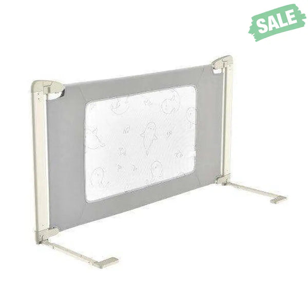 Bed Rail Guard for Toddlers Kid with Adjustable Height and Safety Lock-59 inch Gray Bed Rails