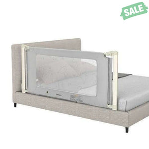 Bed Rail Guard for Toddlers Kid with Adjustable Height and Safety Lock-59 inch Gray Bed Rails