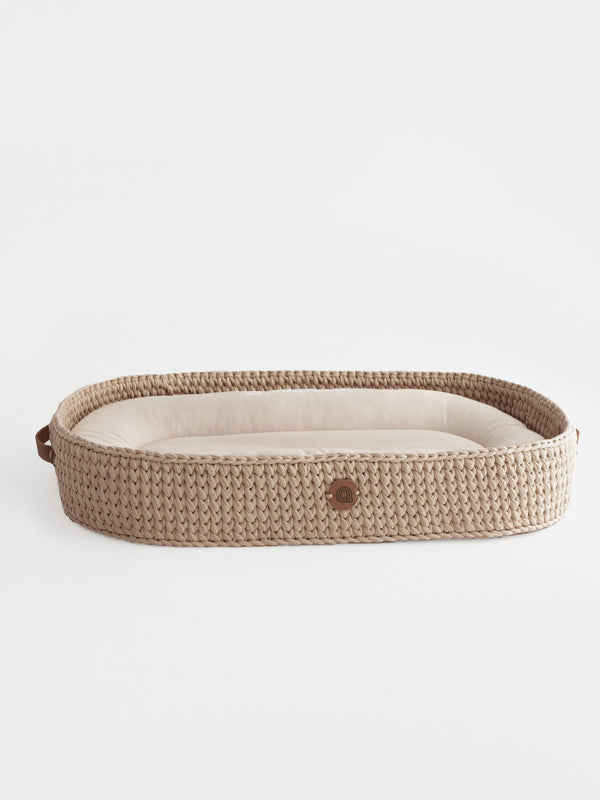Baby Lounging and Changing Basket XL 3-in-1