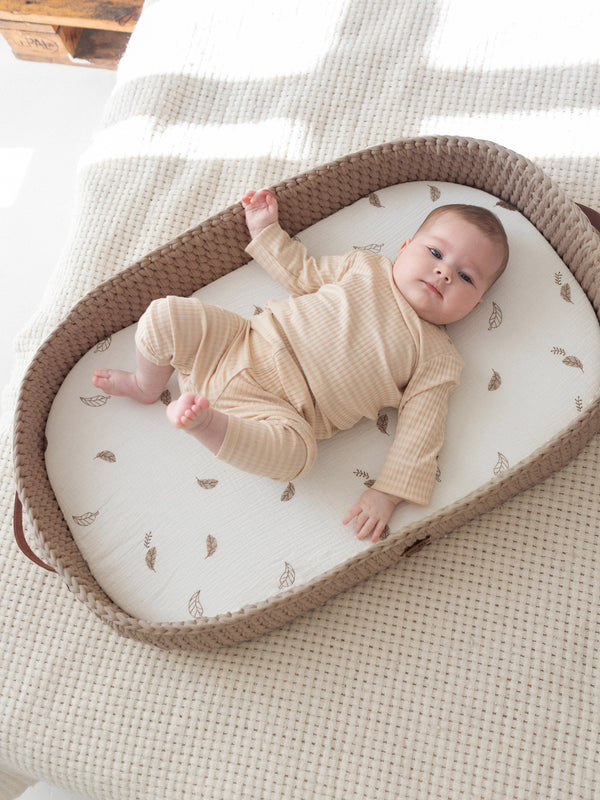 Baby Lounging and Changing Basket XL 3-in-1