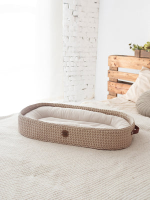 Baby Lounging and Changing Basket XL 3-in-1