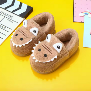 Soft Dino Slippers for Toddlers – Ages 1–6