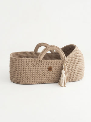 XL Moses Basket with Round Hood
