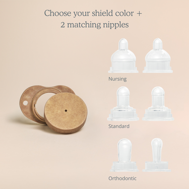 "I Know Their Shape Kit pacifier for babies, designed for comfort and safety."