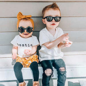 Bestie Organic Cotton Baby Bodysuit Short Sleeve