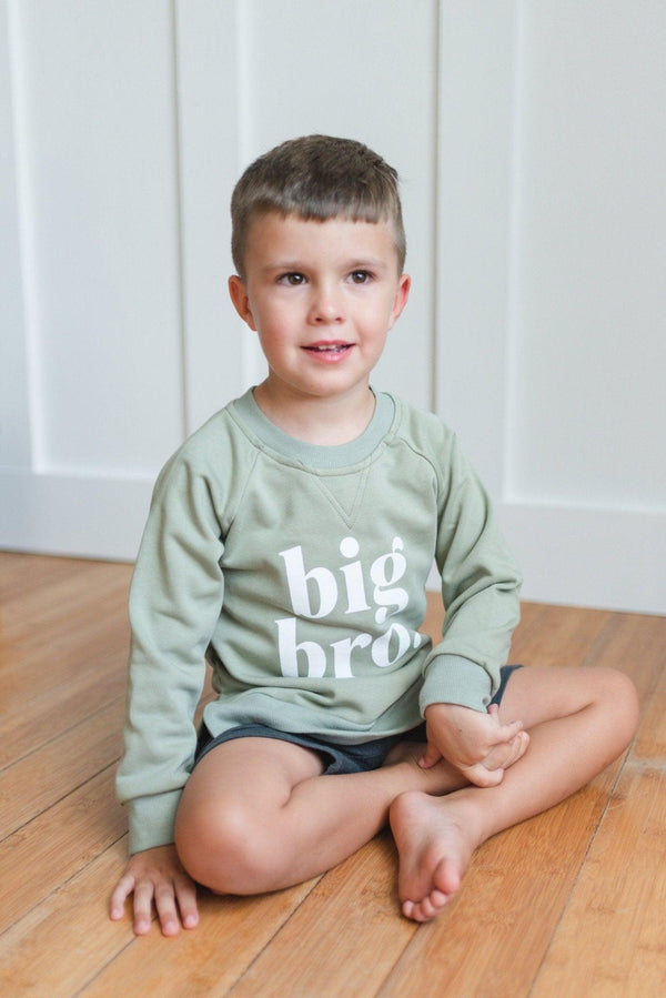 Big Bro Crewneck Sweatshirt *6-9 & 9-12 months left