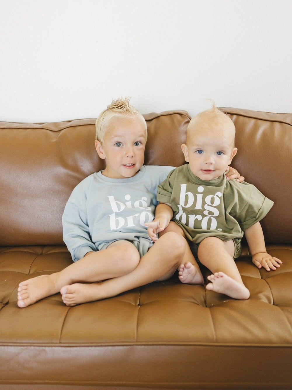 Big Bro T-Shirt Romper in various colors for toddlers - stylish and comfortable baby outfit.