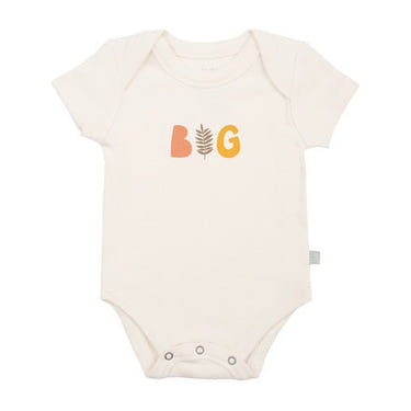 "Big Autumn graphic bodysuit for babies - short sleeve, perfect for fall fashion."
