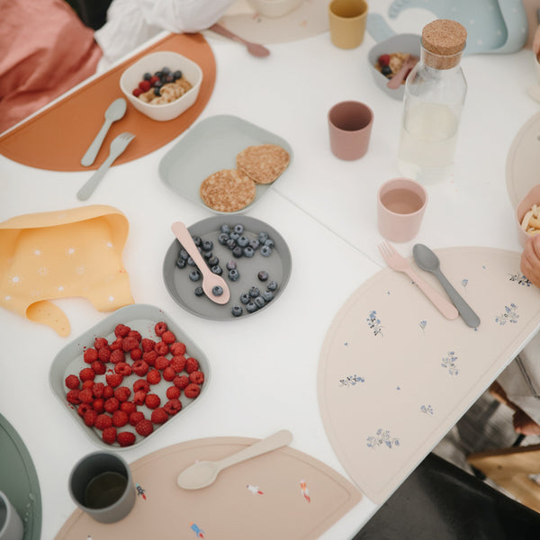 Mushie Silicone Placemat Food-Grade Silicone Soft Colors