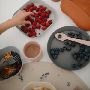 Mushie Silicone Placemat Food-Grade Silicone Soft Colors