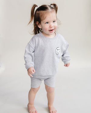 Biker Shorts Set | Gray