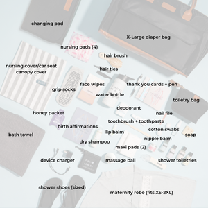 Pre-packed Hospital Birth Bag: "Fully Prepared" - MOOGCO Baby
