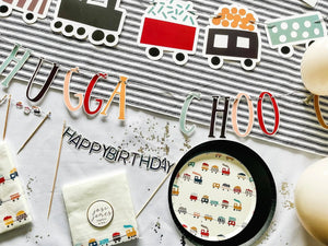 Black Paper Party Plate (8pcs)