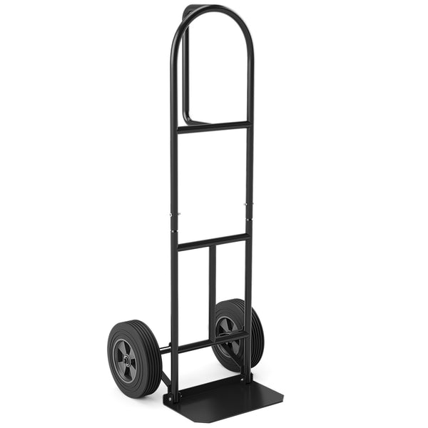 P-Handle Sack Truck with 10 Inch Wheels and Foldable Load Area