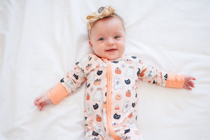 Blossom & Boo (Convertible Zip Footies)