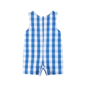 Blue Big Check Shortalls