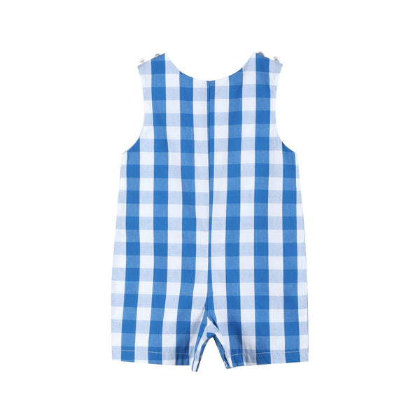 Blue Big Check Shortalls