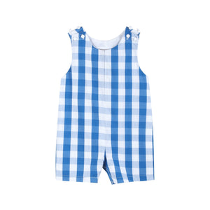 Blue Big Check Shortalls