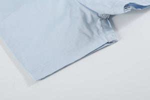 Blue fuzzy bunny overalls for babies, showcasing a cute design from angle 5. Perfect for playful outfits!