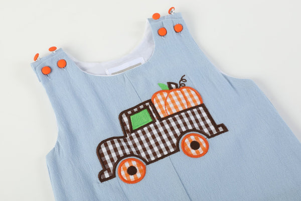 Blue Pumpkin Truck Overalls