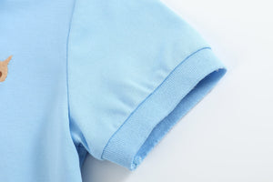 Blue Puppy Golf Polo Shirt