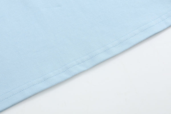 Blue Smocked ABC School Shirt and Shorts Set