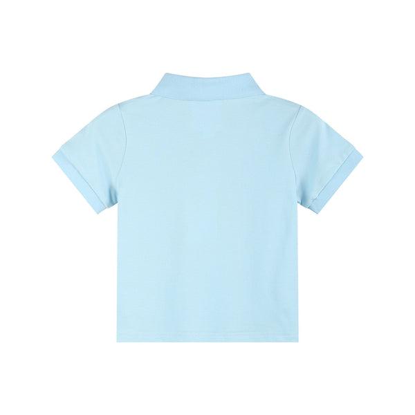 Blue USA Flag Polo Shirt