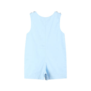 Blue Whale Applique Shortalls