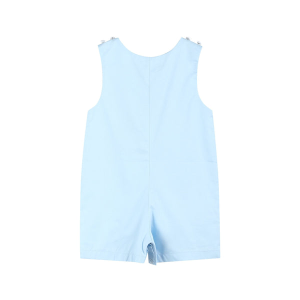 Blue Whale Applique Shortalls