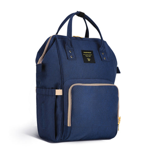 Classic Diaper Backpack in angle 10 view, stylish and functional for parents on the go.