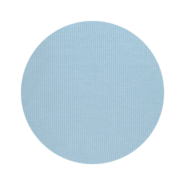 Blue Bird Ribbed Knotted Newborn Gown