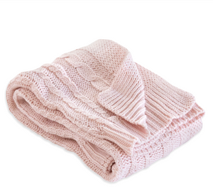 Burt's Bees Baby Cable Knit Sweater Stroller Blanket