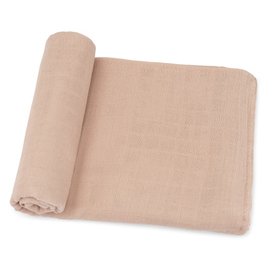 Muslin Swaddle Blanket in Blush, 1 Pack