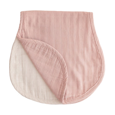 Organic Cotton Muslin Burp Cloth 2-Pack - Soft, absorbent, and eco-friendly baby essentials for mess-free feeding.