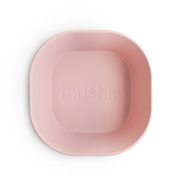Square dinnerware bowls for babies, perfect for mealtime and easy to clean, in vibrant colors and safe materials.