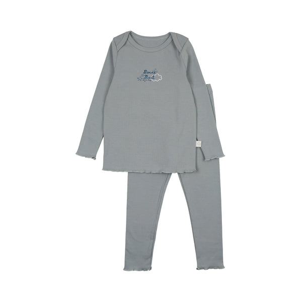 Bonne Nuit PJ- Dusty Blue