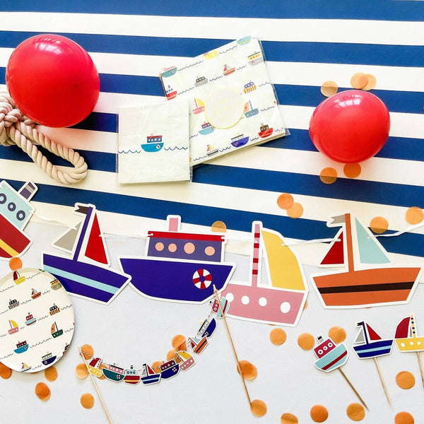 Boat Cake Banner