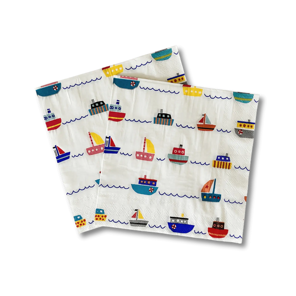 Boat Napkins Disposable Paper Napkins (16pcs)