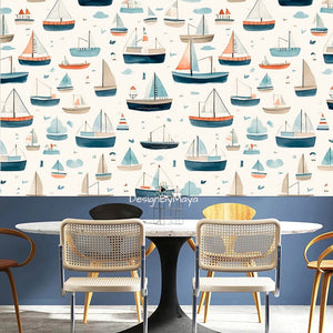 DesignByMaya Alphabet Peel and Stick Nursery Wallpaper 24 inch