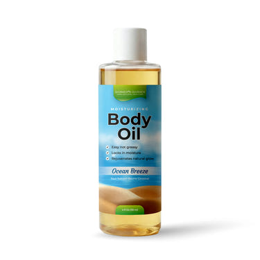 Natural Body Oil with soothing fragrance for babies - gentle, nourishing skincare.