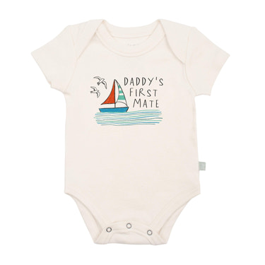 graphic bodysuit | daddy's first mate