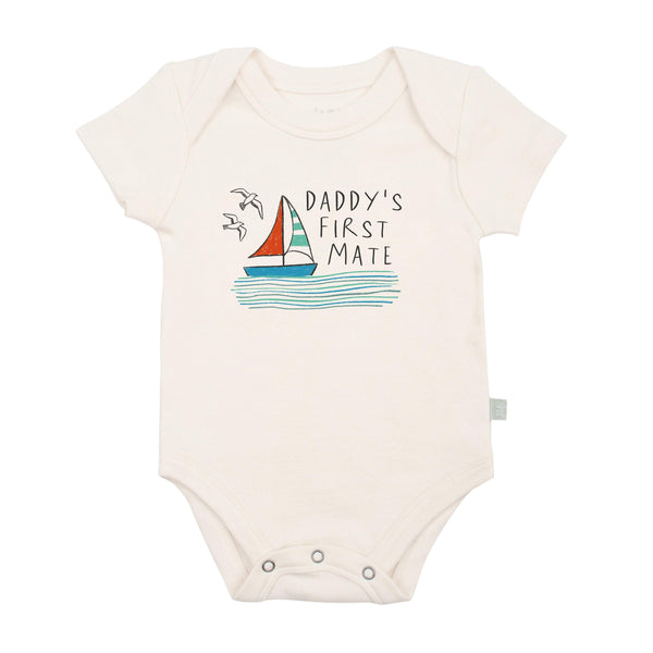 graphic bodysuit | daddy's first mate